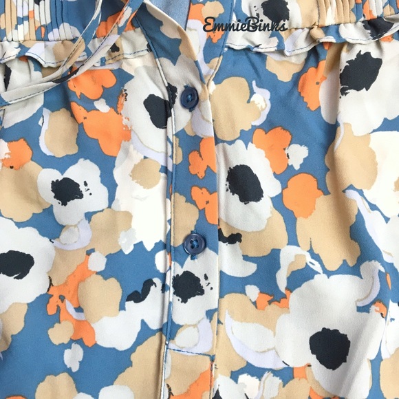 NWT $168 Joie Limited Edition Bohemian Floral Peasant Top - Picture 7 of 16